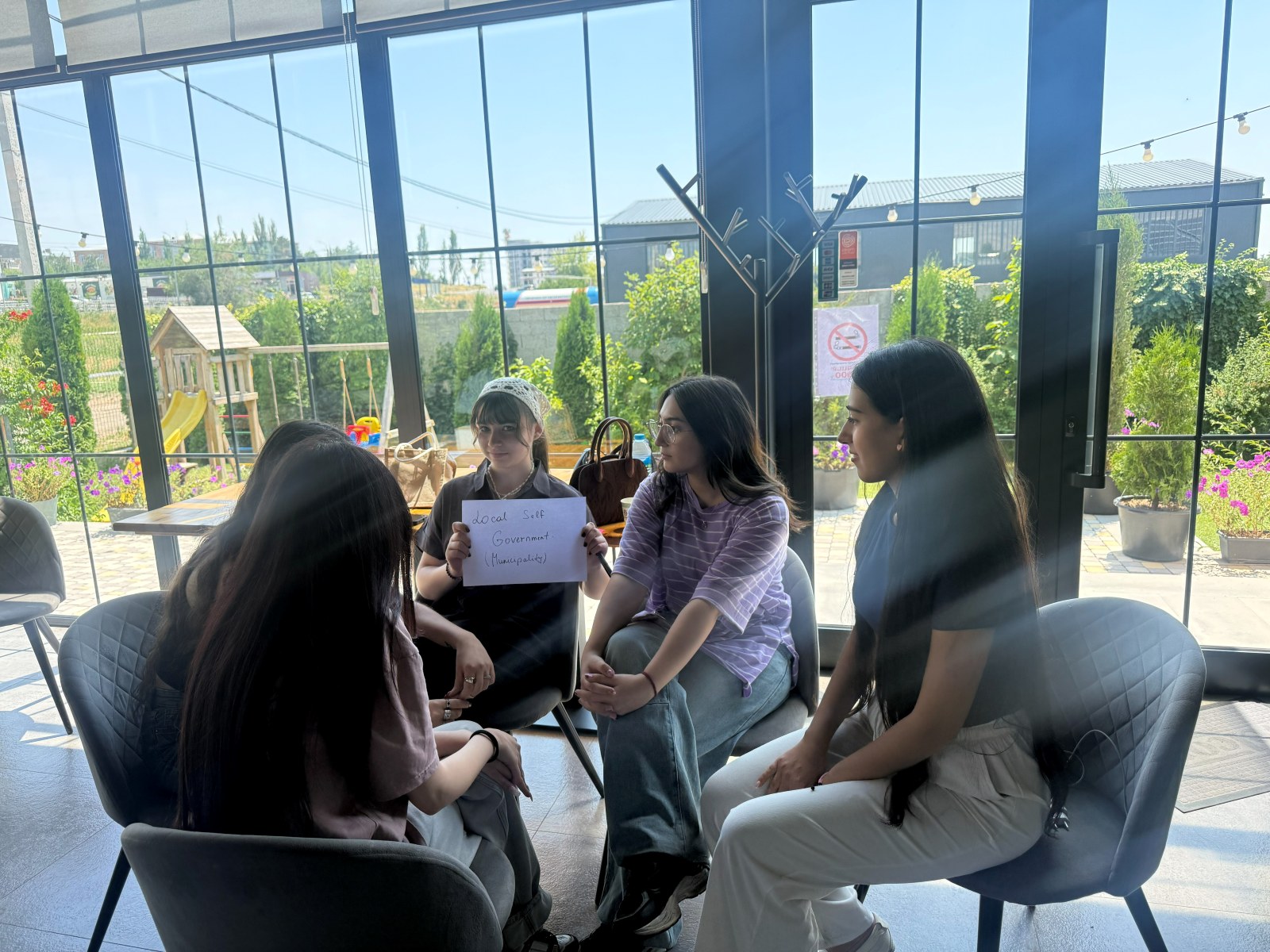 Youth workers and participants in Armenia