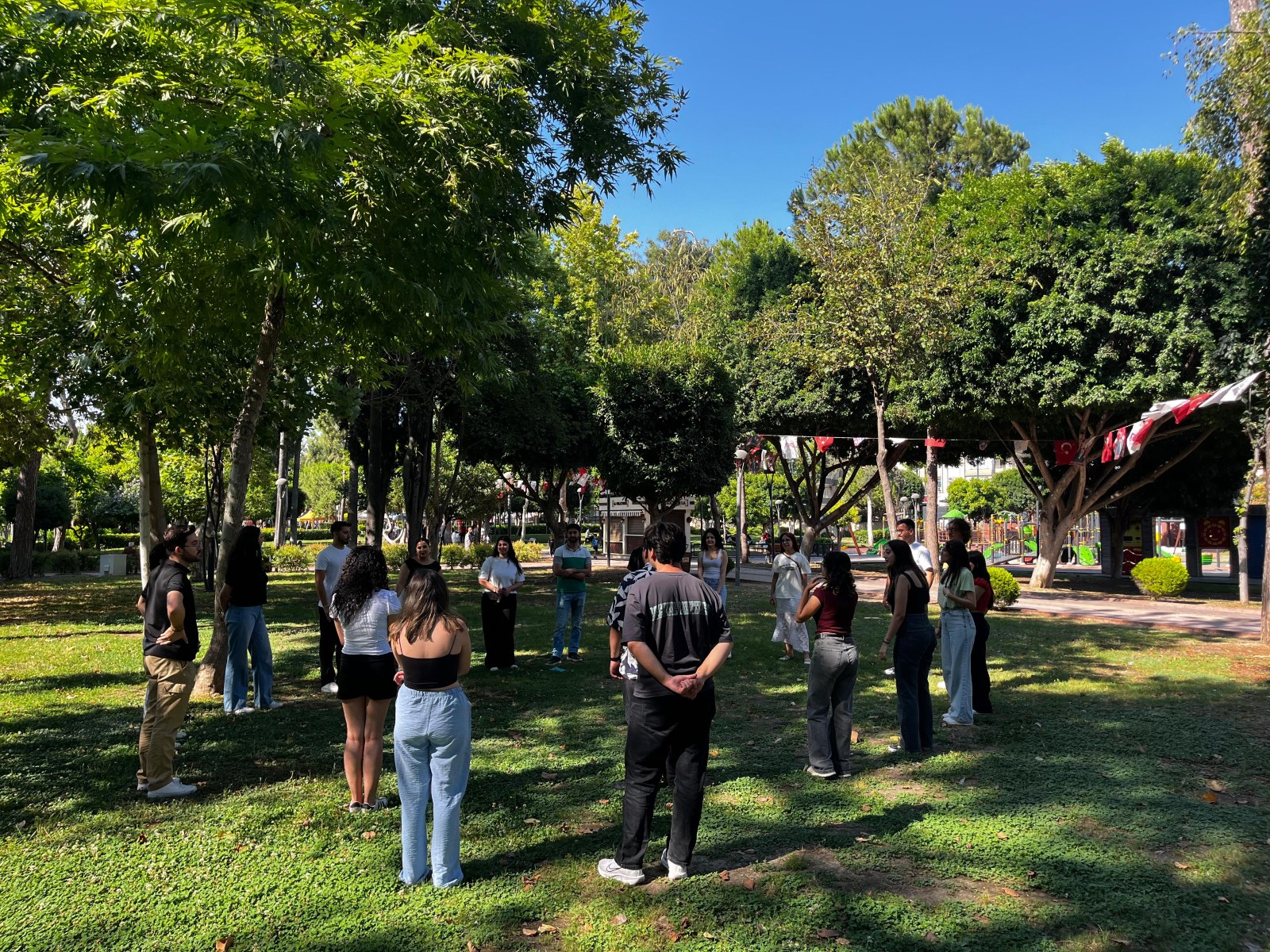 Team challenge session in Turkey